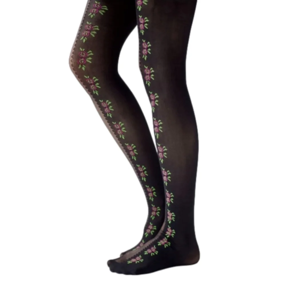 URBAN OUTFITTERS Astrid Floral Tights ~ NWT
